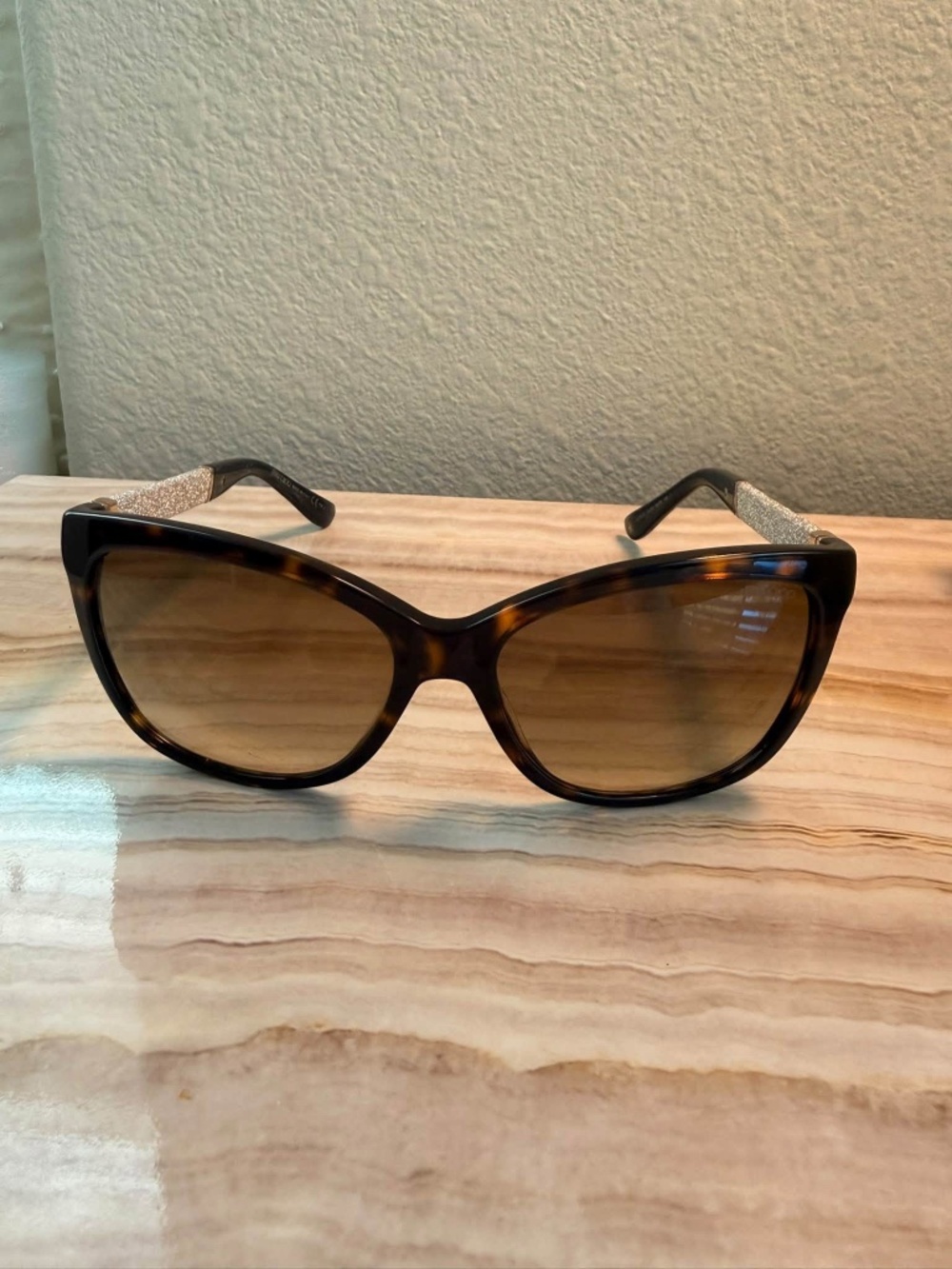 JIMMY CHOO | Tortoiseshell Cat-Eye Sunglasses